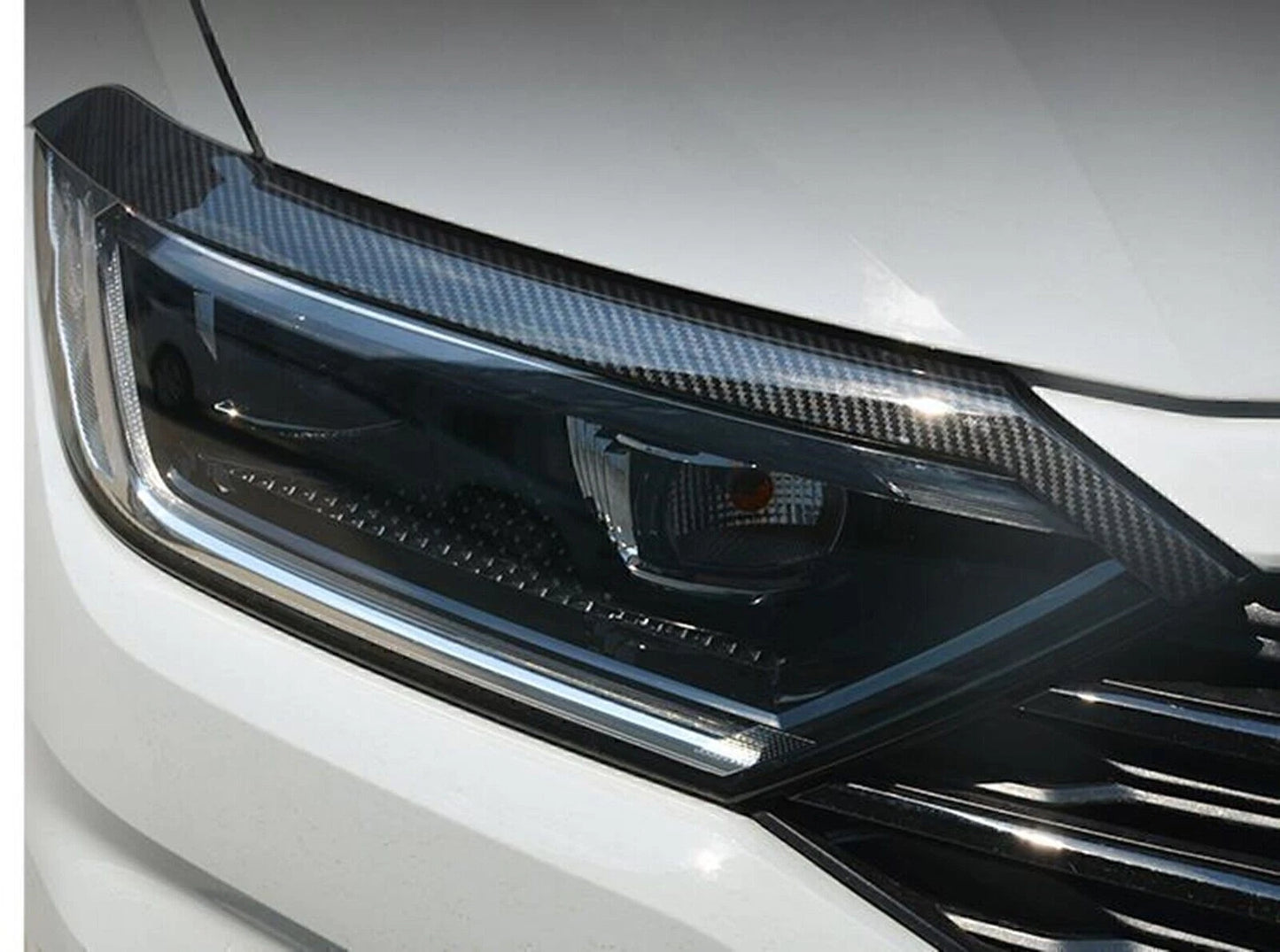 Headlight Eyelid Cover Trim for 2019-2021 VW Jetta Mk7 (2019-2021)