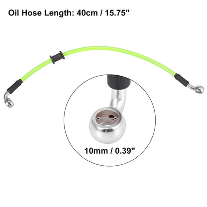 Brake Oil Hose Line Pipe Hydraulic / 40cm 15.75" for Universal Motorcycle