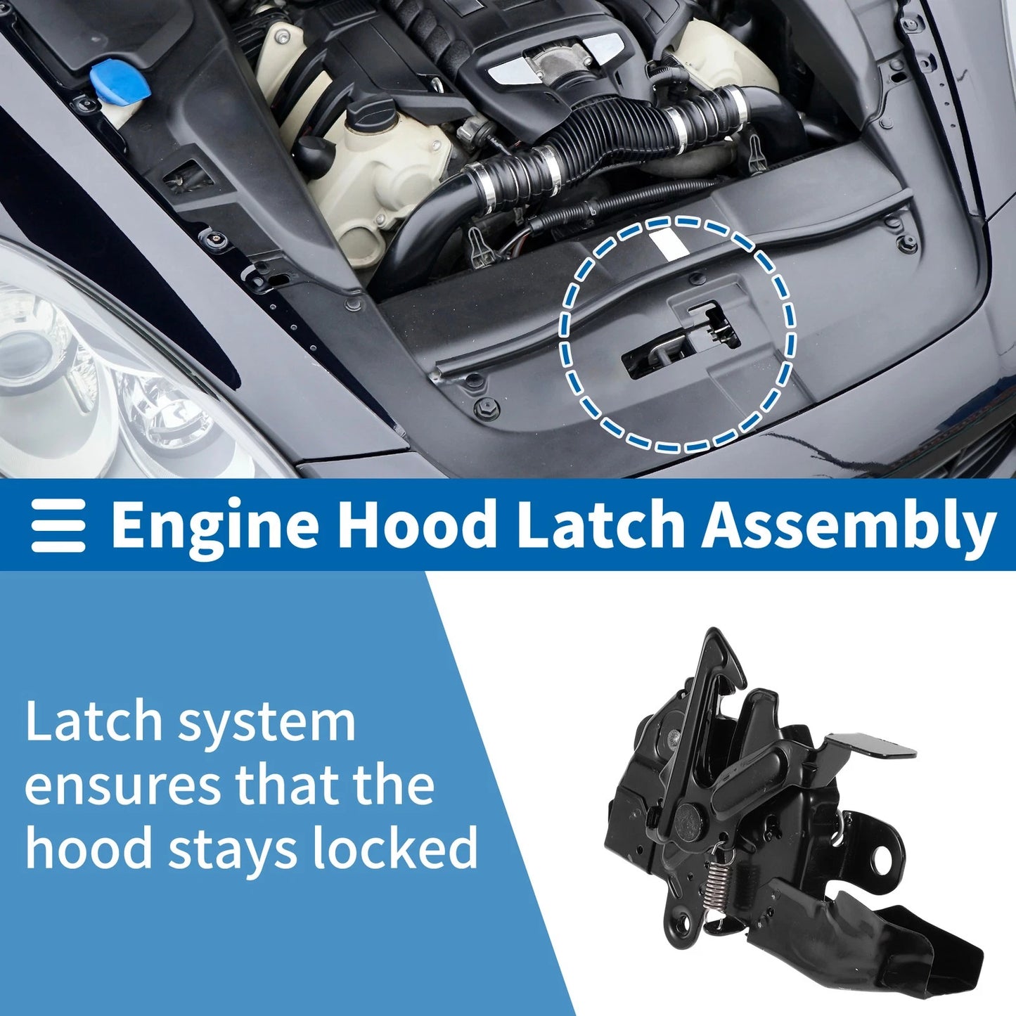 Bonnet Latch Assembly for Toyota Corolla (2009-2013) - 1 x Quality Replacement