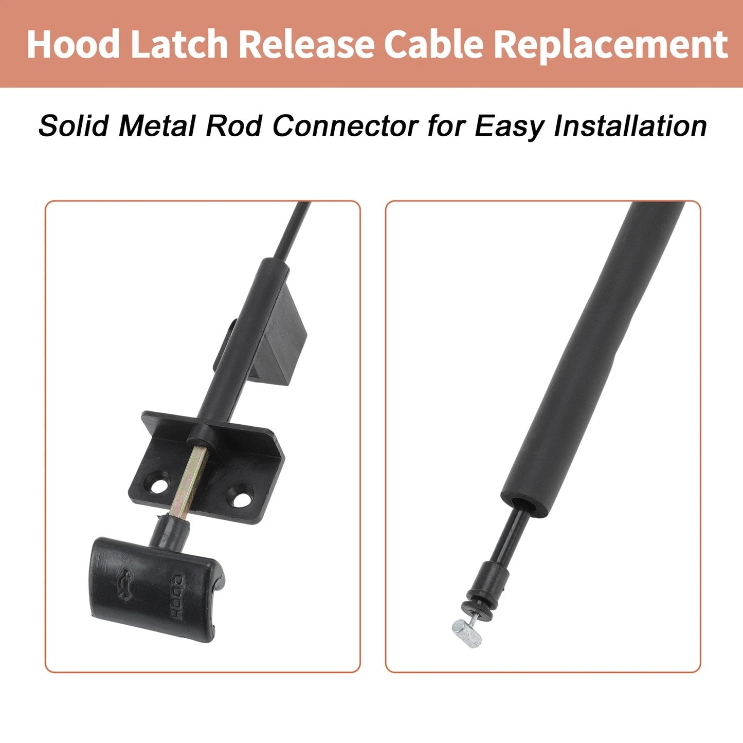 Hood Latch Release Cable for Jeep Cherokee 1997-2001 (1997-2001)