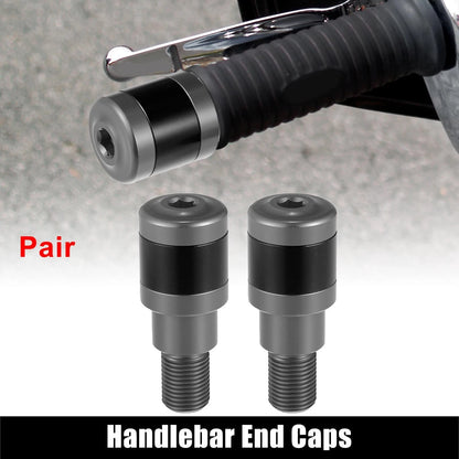 2 x Hand Grip Handlebar End Caps Plug Bar for Yamaha (2014–2020)