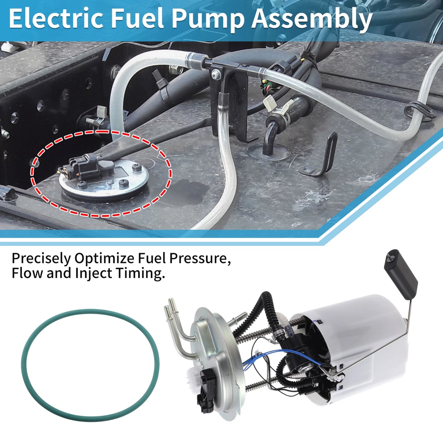 Electric Fuel Pump Assembly 5.3L for GMC Yukon Cadillac Escalade