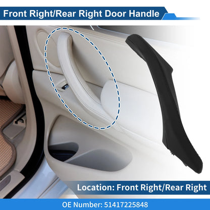 Inner Door Panel Handle for BMW F10 F11 F18 (2010-2017) Black
