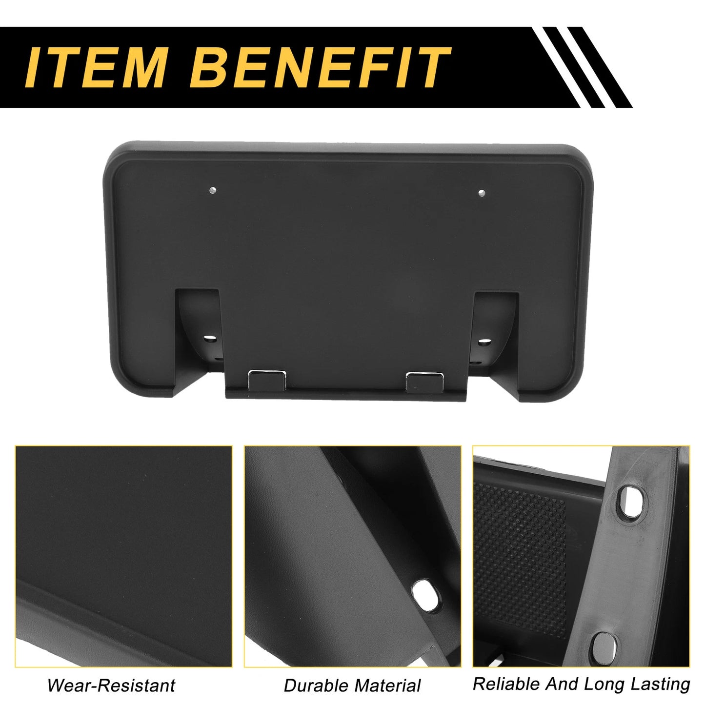 Front Bumper License Plate Bracket for Ford F250 Super Duty (1999-2004)