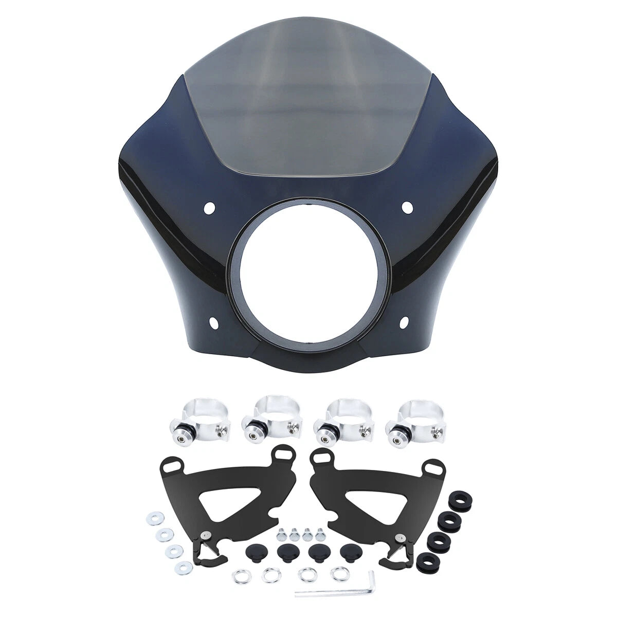 49mm Front Headlight Fairing for Harley Low Rider, Super Glide