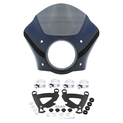 49mm Front Headlight Fairing for Harley Low Rider, Super Glide