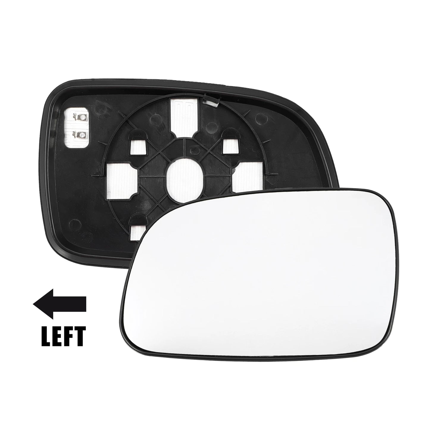Heated Left Side Rearview Mirror Glass Replacement for Jeep Cherokee
