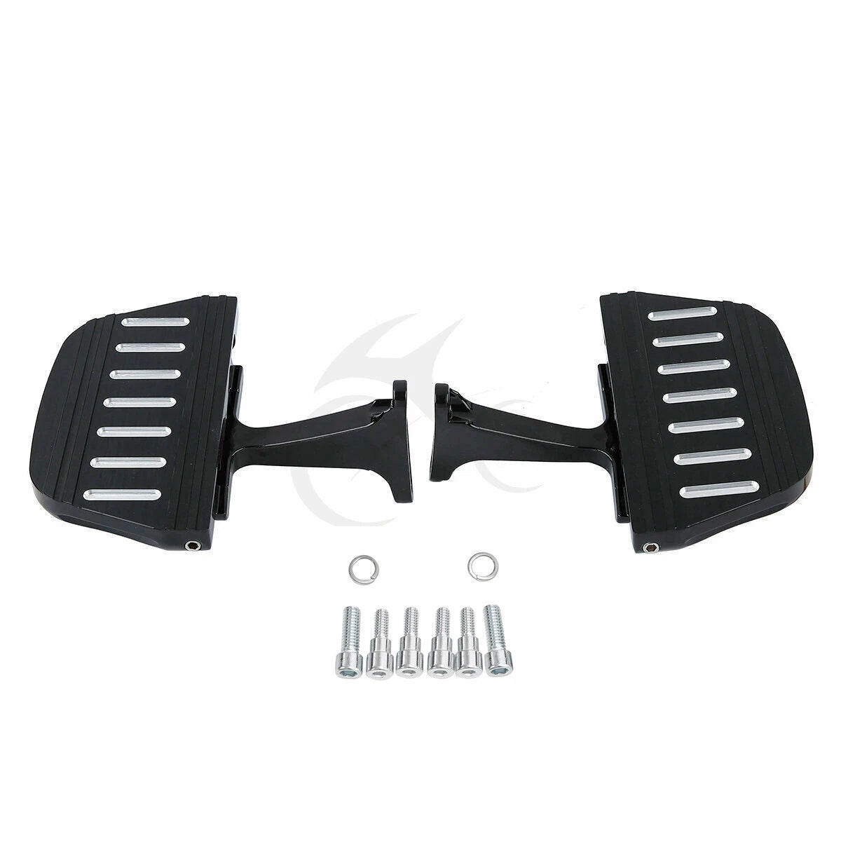 Rear Passenger Floorboards & Highway Foot Pegs for Harley Street Glide (93-25)