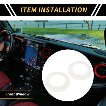A Pillar Speaker Ring Cover Trim for Jeep Wrangler JK (2007-2014)