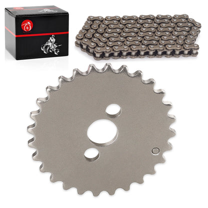 Camshaft Sprocket 28T & Timing CHAIN For Honda XR80 XR80R XL80S (1979–1999)