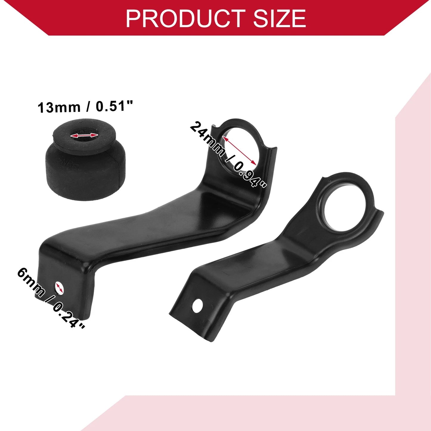 Radiator Shock Bracket Bushing Set for Honda Civic (2001-2005)
