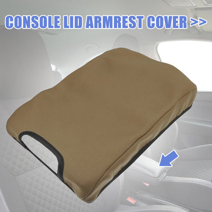 Neoprene Center Console Lid Armrest Cover for Ford F-250 (2011-2016)