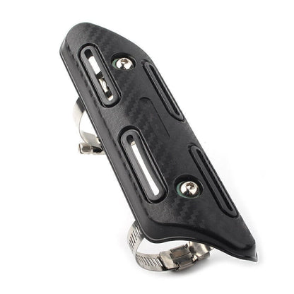 Muffler Pipe Heat Shield Cover for Motorcycle Black