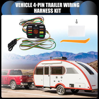 4-Pin Trailer Wiring Harness Set for Subaru Forester (2003-2023)