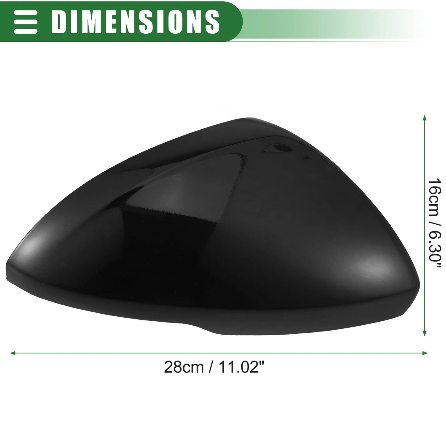 Mirror Cover Cap Right Side for Chevrolet Cruze (2017 - 2018) Black