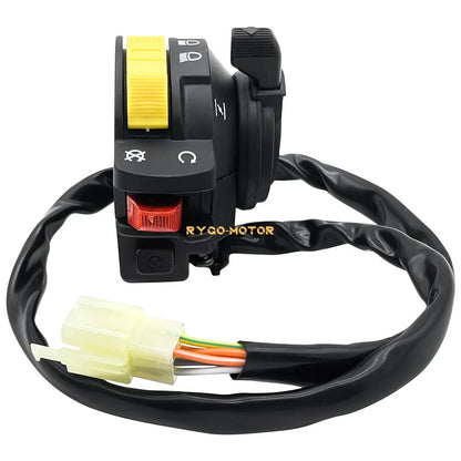Left Handlebar Switch Start Headlight for Suzuki QuadRunner (1998–99)