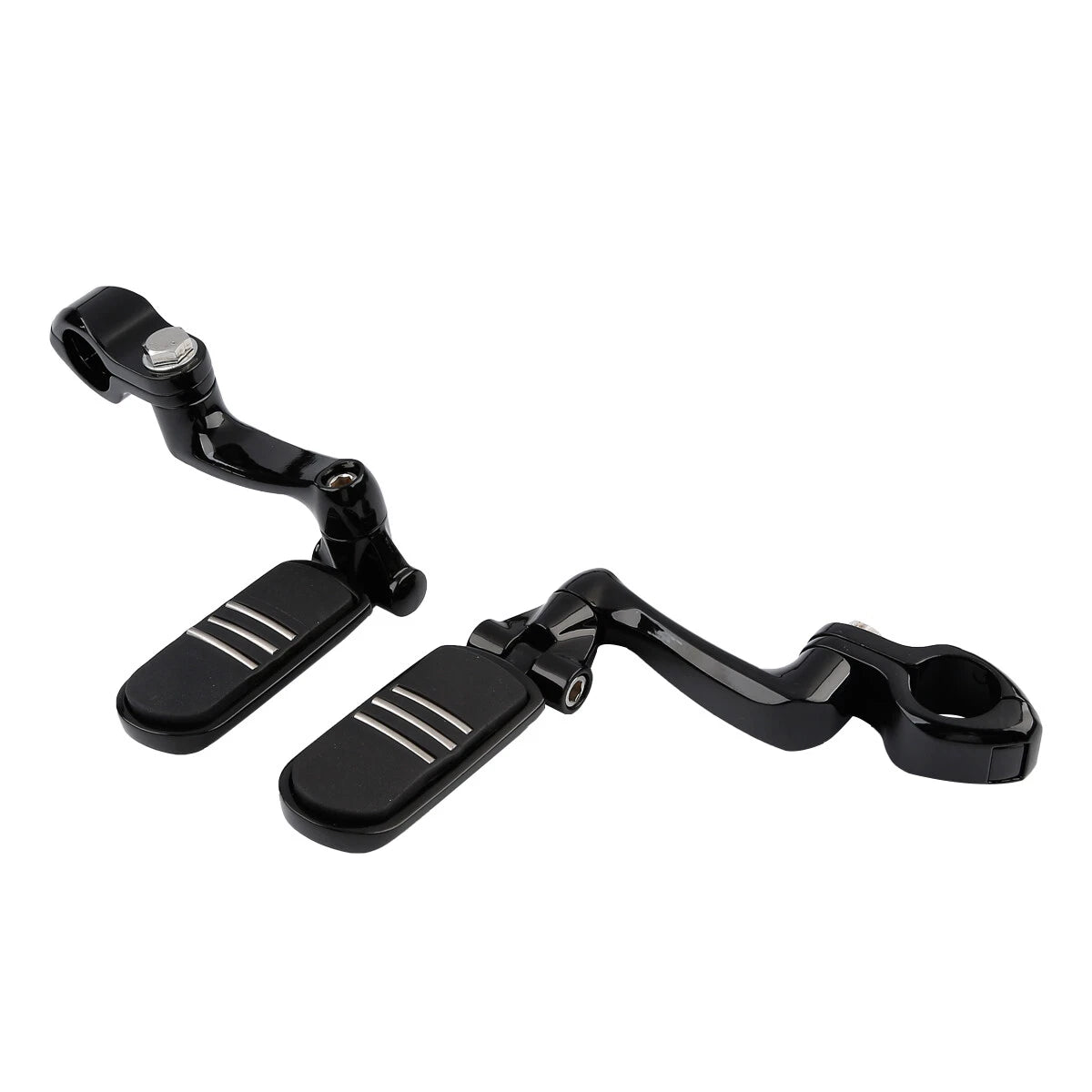 1-1/4 in Highway Engine Guard 360 Adjustable Footpegs for Harley Touring