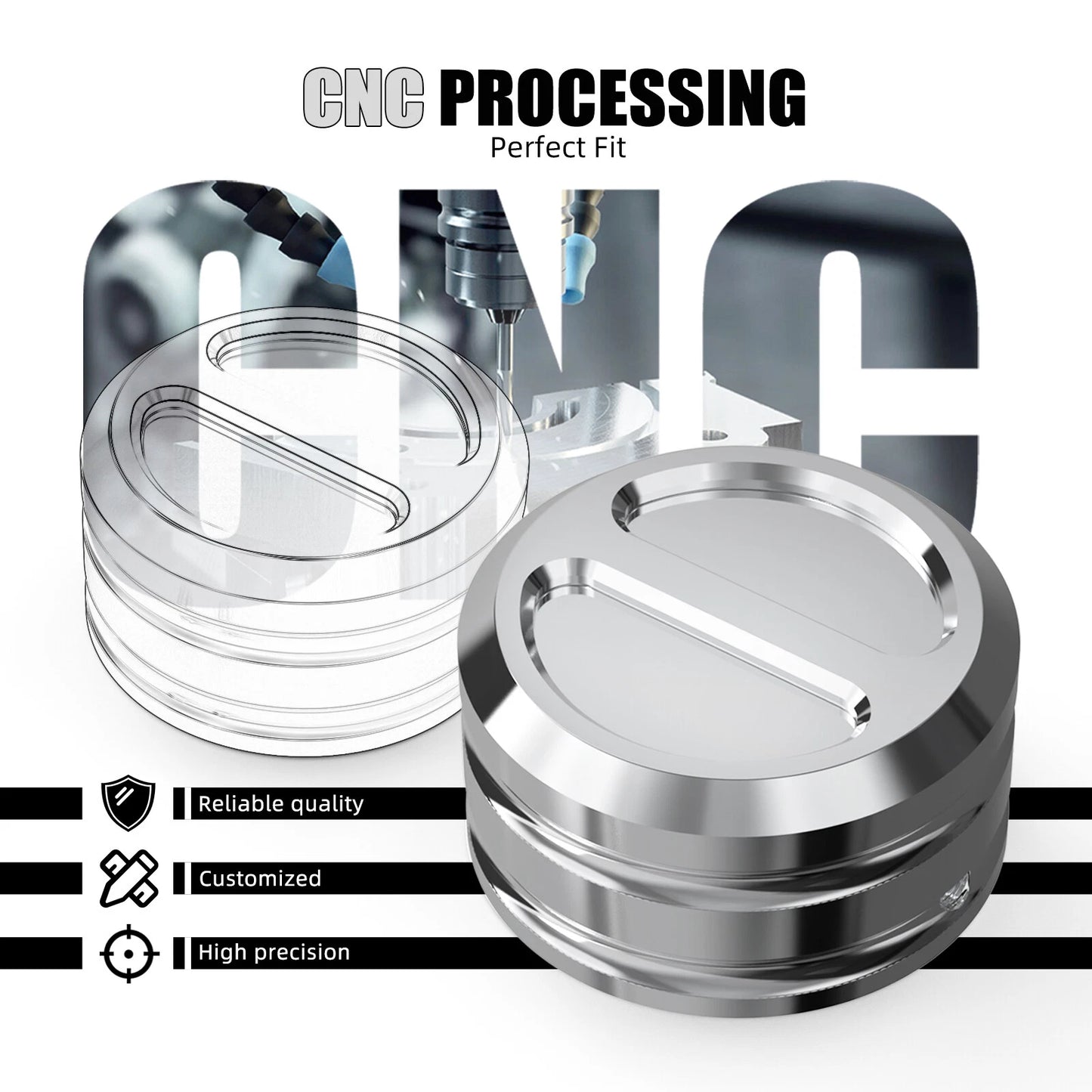 Front Fork Suspension Top Cap for Harley Forty Eight XL1200X (2010-2023)