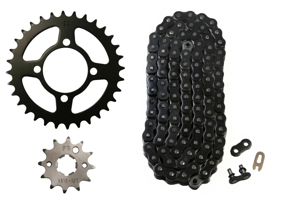Drive Chain & Sprockets 520x74 for Yamaha Grizzly 125 (2004–2013)