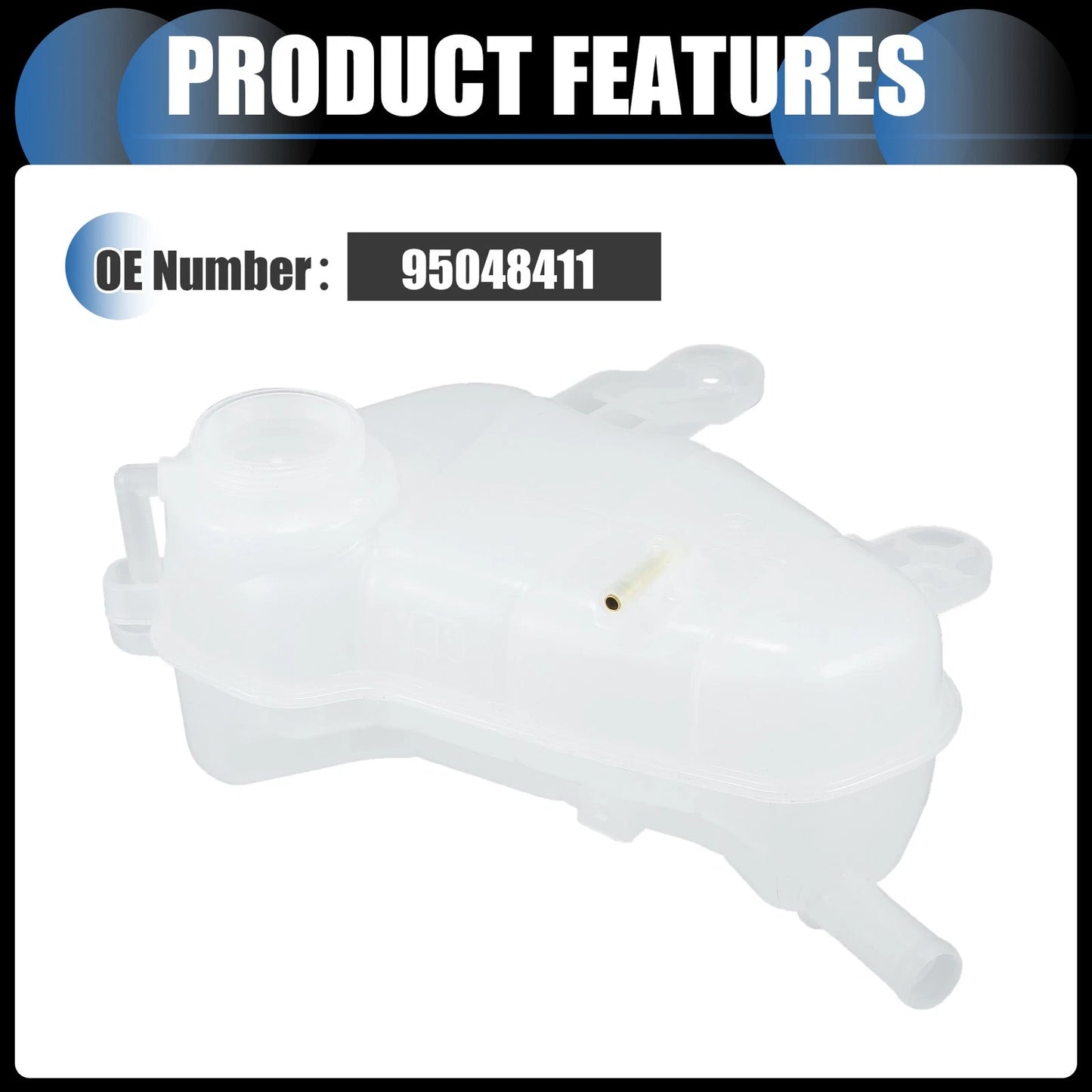 Coolant Expansion Overflow Tank for Chevrolet Sonic (2012-2019)