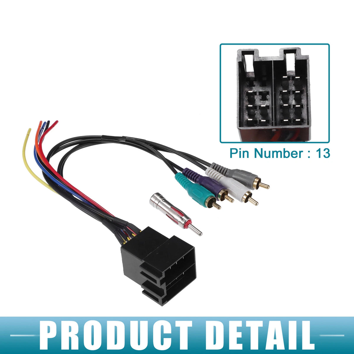 Stereo CD Player Radio Wiring Harness & Antenna Adapter for Land Rover