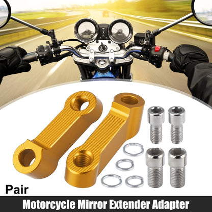 10mm 8mm Mirror Extend Adapter for Honda Yamaha Motorcycle