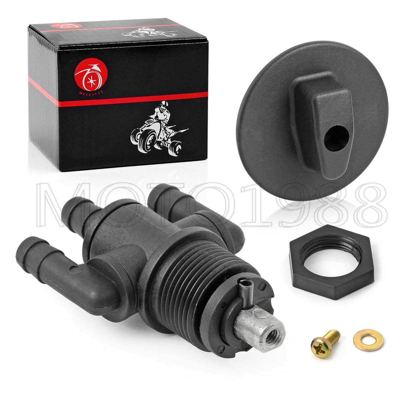 3-Way Fuel Shutoff Valve Petcock for Polaris Magnum 500 4x4 (1999–1999)