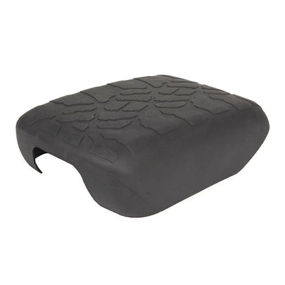 Black Rubber Non-slip Armrest Box Cover Pad for Jeep Wrangler JL (2018-2023)