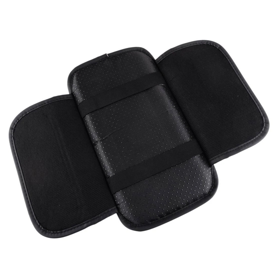 Armrest Pad Mat Protector Cover w/ Side Pocket for Universal Car