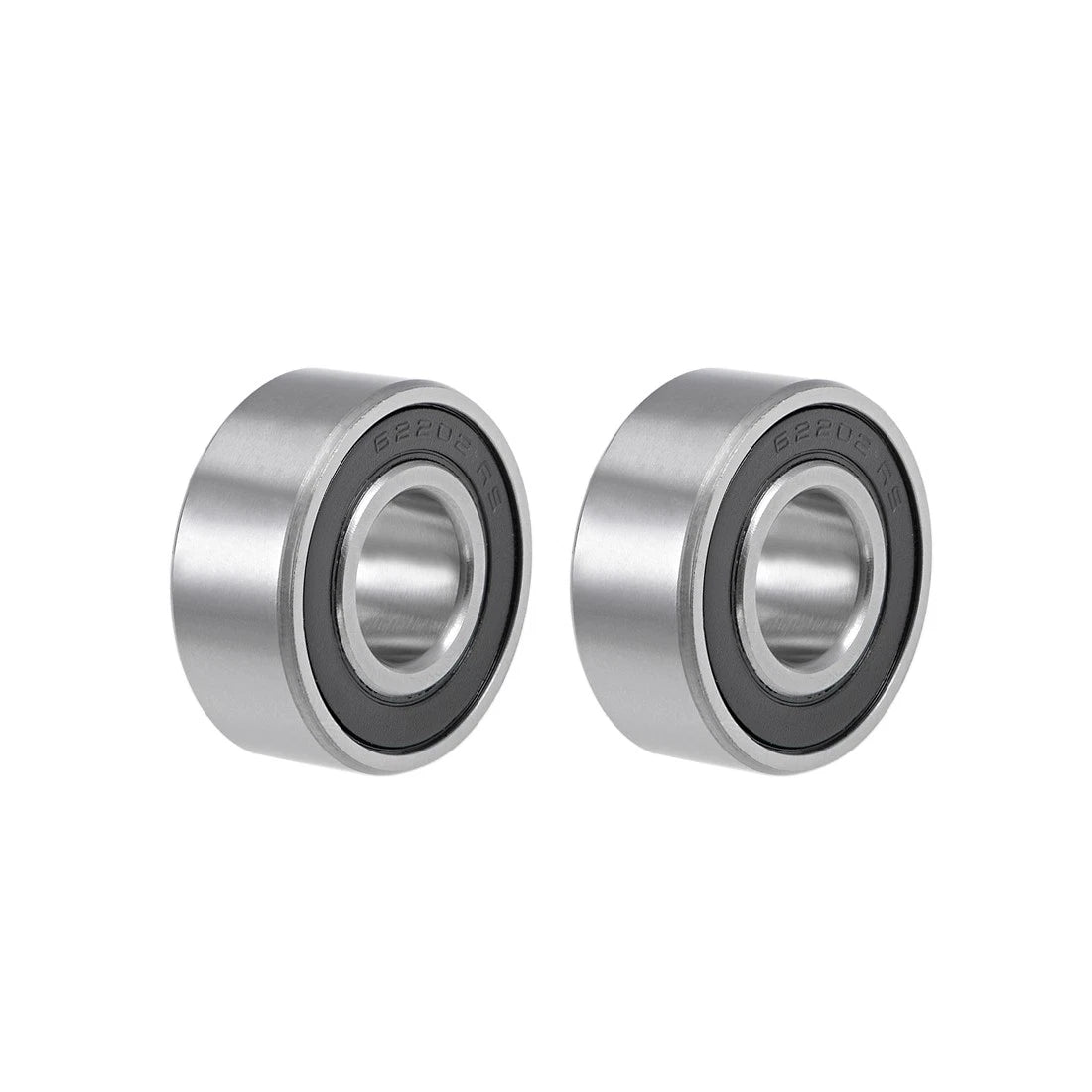 2 x Ball Bearings 15x35x14mm Double Sealed Chrome Steel Z2 ABEC1