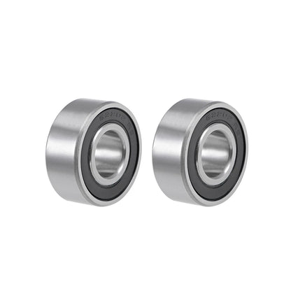 2 x Ball Bearings 15x35x14mm Double Sealed Chrome Steel Z2 ABEC1