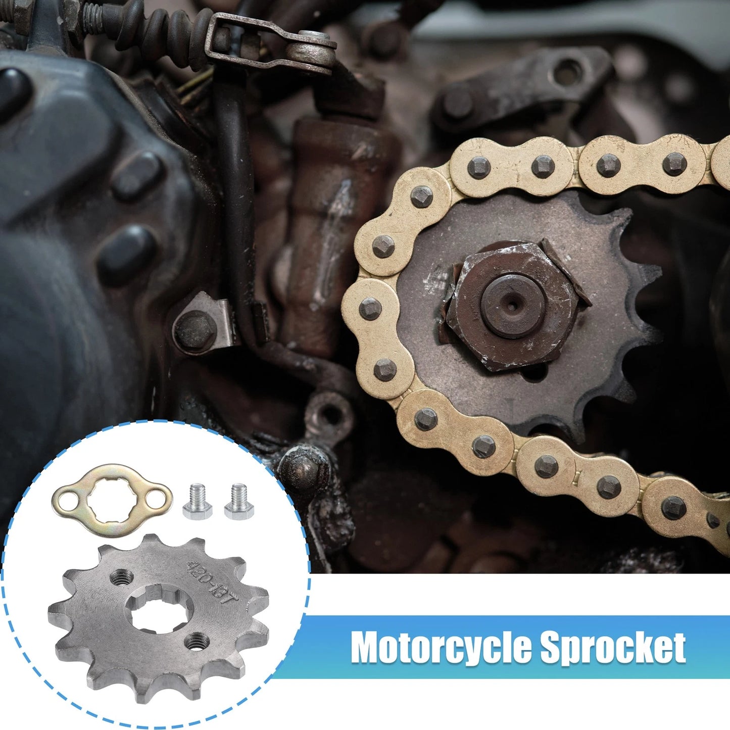 Sprocket Set 13T 17mm ID Front Engine for Dirt Pit Bike ATV