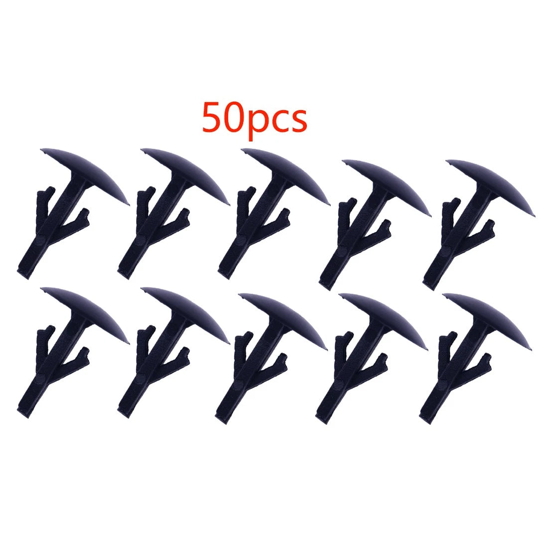 50pcs Auto Hood Rubber Seal Trim Retainer Clips for Honda