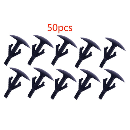 50pcs Auto Hood Rubber Seal Trim Retainer Clips for Honda