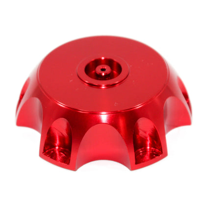 RED Alloy Gas Fuel Tank Cap + Breather for 110cc 125cc PIT Trail Dirt Bike