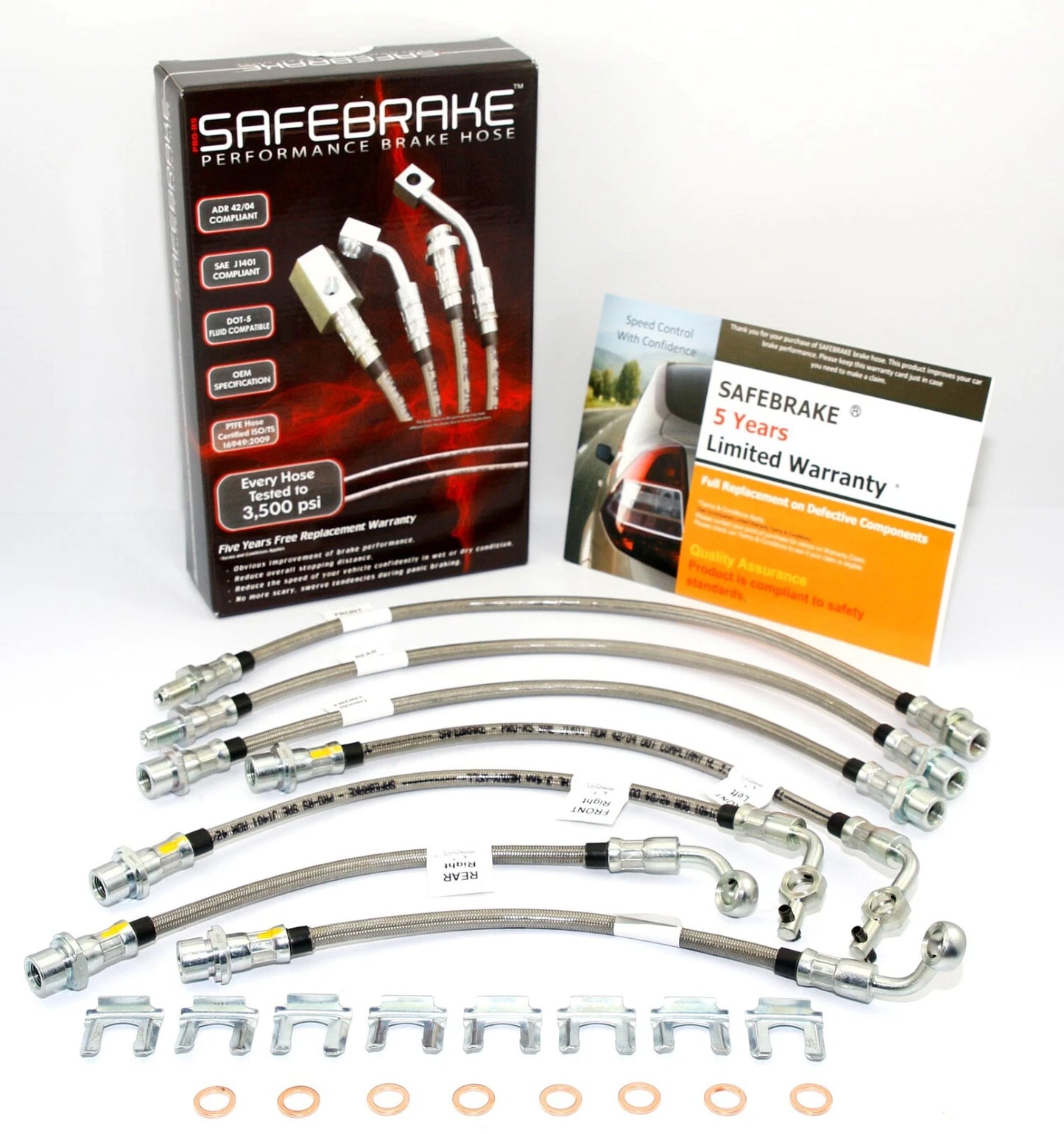Brake Line Kit for Landcruiser FZJ/HZJ105R 4.2D/4.5 (ABS, 4 Inch Lift) (1998-2007)