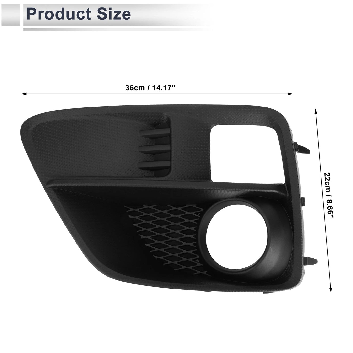 Left Front Fog Light Grill for Subaru WRX (2015-2017)