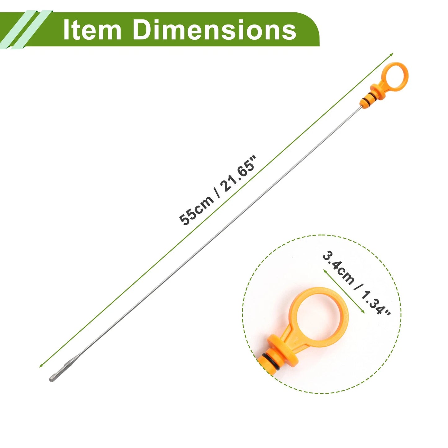 Engine Oil Dipstick for Chevrolet Cobalt 4 Cyl 2.0L (2005 - 2008)