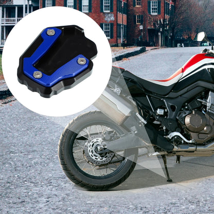 Side Stand Kickstand Plate Pad Base Blue for Honda CRF1000L (2017–2020)