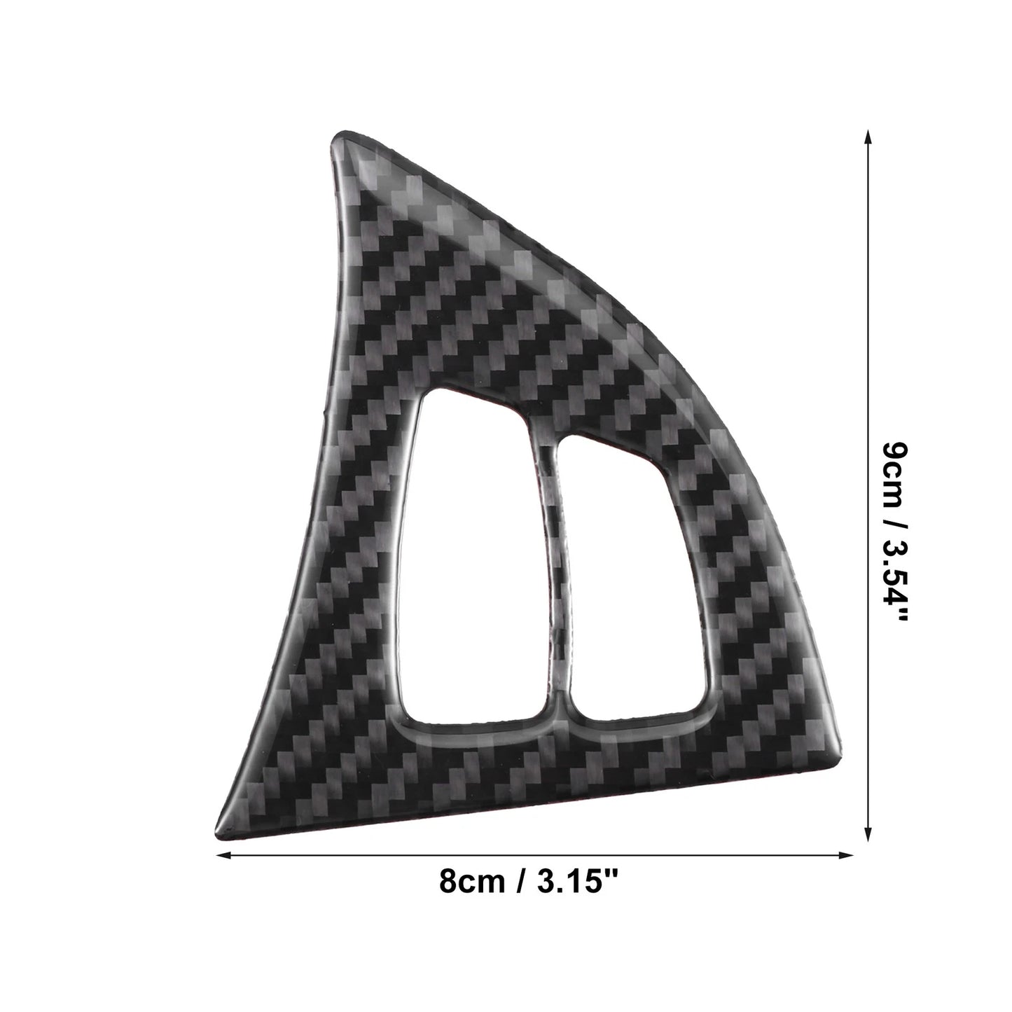Steering Wheel Cover Trim for BMW X5 E70 Carbon Fiber Pattern Black
