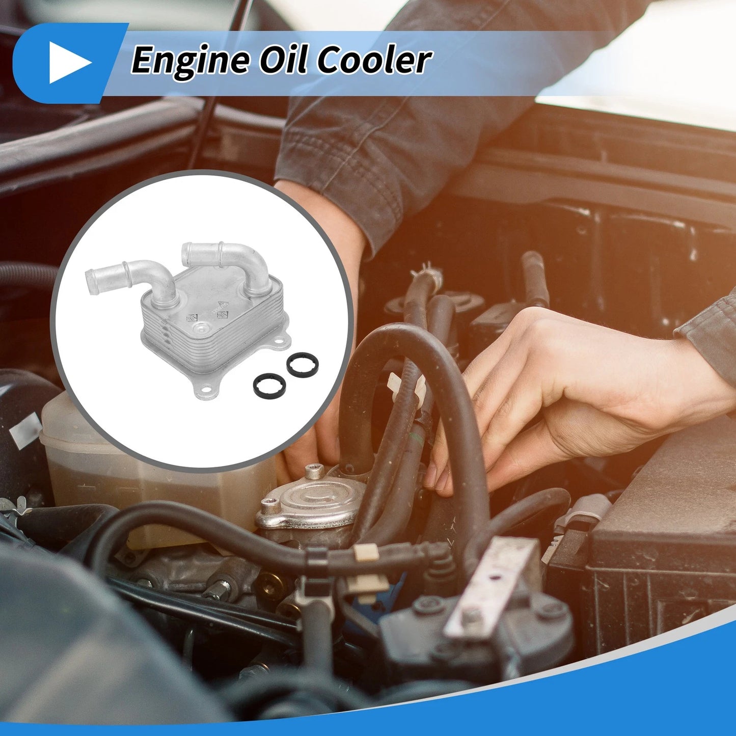 Engine Oil Cooler for Kia Rio (2018-2023) 1 Pc