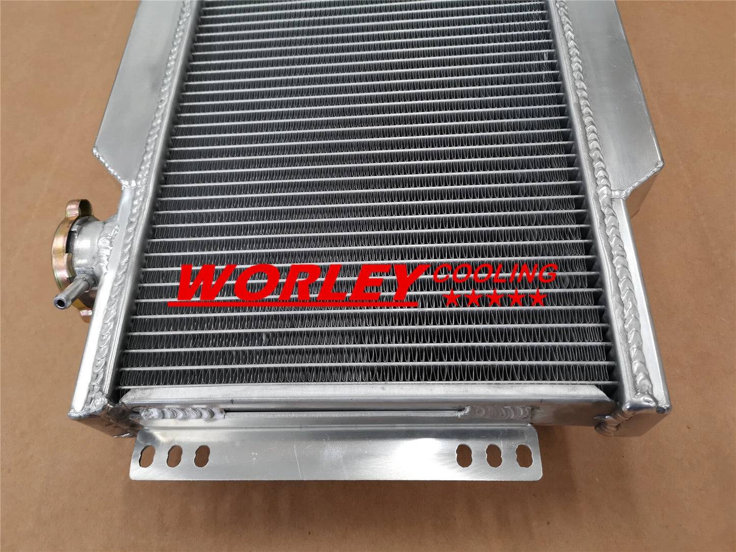 2 x QLD-2 Rows Aluminum Radiator for Triumph Herald (1968)