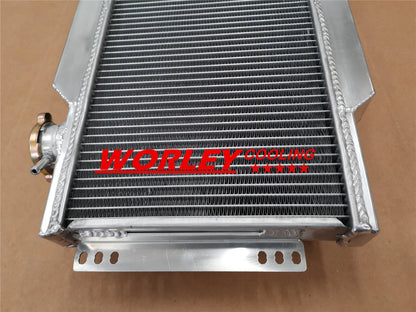 2 x QLD-2 Rows Aluminum Radiator for Triumph Herald (1968)