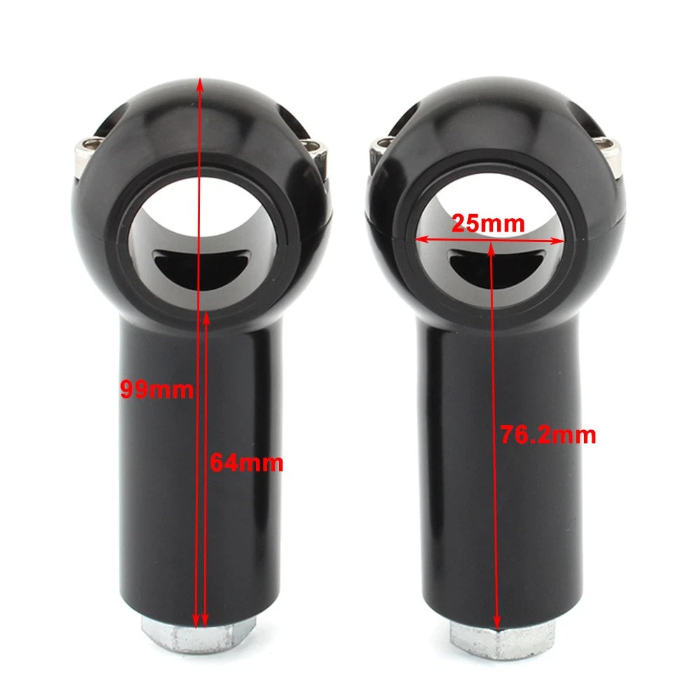 3" Handlebar Clamp Riser for Harley Davidson Cruisers & Choppers