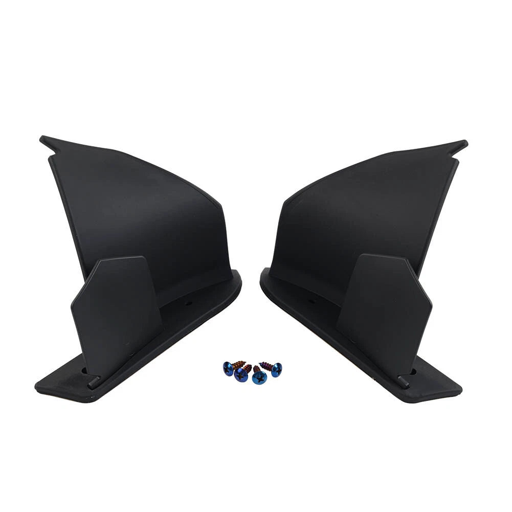 Black Fixed Wing Fairing Winglet Spoiler for BMW S1000RR (2019-2022)