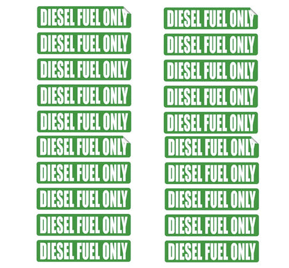 Diesel Fuel Only Sticker for Truck/Car Decal Vinyl Tank Label