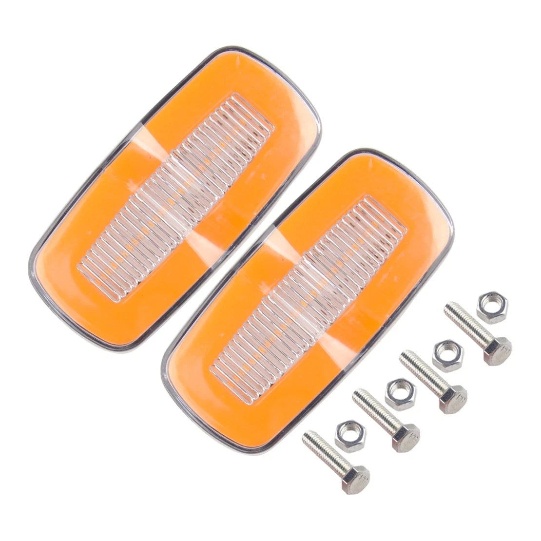 4" LED Amber Side Marker Clearance Lights for Truck Trailer