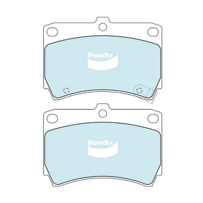 Front Disc Brake Pad Set for Mazda 121 DB DW (1990 - 2002)