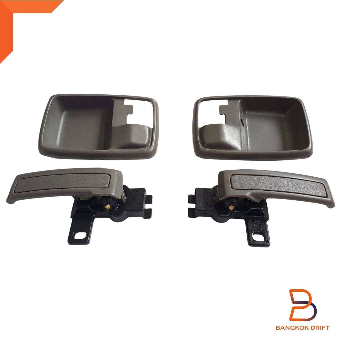 Grey Interior Door Handle LH RH Pair for Holden Rodeo TF 1988-2003