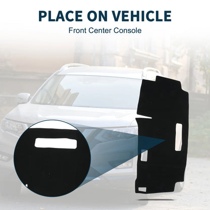 Dashboard Cover Mat for Nissan Serena C28 (2015-2024) - Black 1 Set